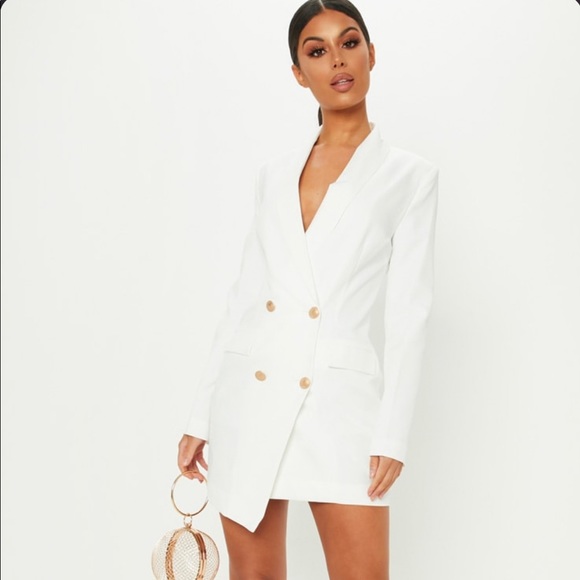 White blazer dress - Picture 1 of 3